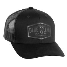 PRICES MAY VARY. Black Trucker Style Hat with Adjustable Snapback Breathable Mesh Back Laser Engraved Patch Care Instruction: To preserve BLUE COLLAR BADA$$ Patch Hand Wash Only. Our Future Nation Black Out Blue Collar BadA$$ Snap Back Trucker Hat. 6 panel construction delivers classic trucker style Adjustable snapback for a custom fit A cotton sweatband provides all-day comfort Our Future, Snap Back, Snap Backs, Baseball Caps, Laser Engraved, Hat Fashion, Custom Fit, Baseball Cap, Caps Hats