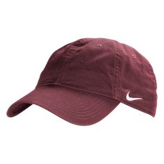 Nike Team Campus Cap. Six-panel cap with a clean design. Embroidered logo at side. Adjustable backstrap. 100% cotton. Imported. Nike Adjustable Dad Cap, Adjustable Nike Baseball Cap, Nike Dad Hat With Curved Brim, Nike Curved Brim Baseball Cap For Streetwear, Nike Cap For Streetwear, Nike Casual Snapback Visor Hat, Casual Cotton Snapback Hat For Sports Events, Nike Cotton Adjustable Baseball Cap, Nike Cotton Baseball Cap