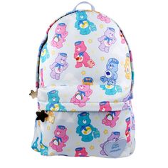 Care Bear X Cakeworthy Airline Backpack & Passport Holder & Cosmetic Bag Bundle New With Tags Light Blue Background Gold Hardware Adjustable Shoulder Strap Front Pocket Top Handle Gold Zipper Detail Care Bears X Cakeworthy Licensed Product Any Questions Ask Below Fast Shipping Ty Cute White Shoulder Backpack, Kawaii White Backpack For Everyday Use, Kawaii Blue Bags For Travel, White Kawaii Backpack For Everyday Use, Kawaii Blue Travel Bag, Cute White Standard Backpack, Cute Everyday White Backpack, Cute White Everyday Backpack, Cute White Satchel Backpack