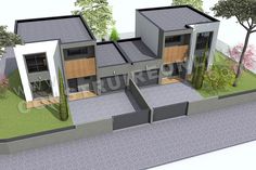 this is an image of two story house plans