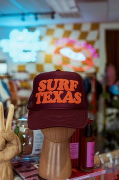 The perfect trucker. 100% Polyester Front; 100% Nylon Mesh This hat is made to order and will ship in 3-5 business days MADE TO ORDER PRODUCTS ARE FINAL SALE Hipster Cowboy, T-shirt Photography, Good Vibrations, Navy And Khaki, Hat Ideas, Vintage Cap, Neon Orange, The Clothes, We Wear