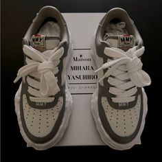 Maison Mihara Yasuhiro ‘Wayne’ Shoes Size 41 100% Authentic From Japan Comes With Original Box The Answer Is Yes. Maison Mihara Shoes, Maison Mihara Yasuhiro Shoes, Mihara Yasuhiro Shoes, Mihara Shoes, Maison Mihara Yasuhiro, Maison Mihara, Japan Color, Clothes Ideas, Mens Shoes Sneakers