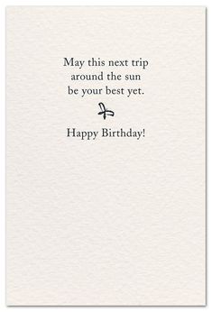 a card with the words happy birthday on it