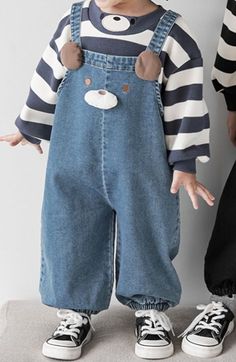 Cute Toddler Outfits, Minimalist Clothes, Baby Mode, Denim Baby, Baby Boy Dress, Baby Fits, Knit Denim, Stay Active