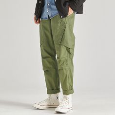 Men’s Pockets Loose Cargo Pants
Features：

 	Product ID:CP0124
 	Material:Cotton
 	Season:Spring,Summer,Autumn,Winter
 	Color:Army Green,Khaki,Gray Blue

Size Chat： Baggy Cargo Jeans For Outdoor, Baggy Green Work Pants With Pockets, Casual Pants With Welt Pockets For Winter, Casual Winter Pants With Welt Pockets, Green Baggy Work Pants With Pockets, Green Cotton Work Pants With Multiple Pockets, Casual Straight Leg Cargo Pants With Welt Pockets, Casual Work Pants With Multiple Pockets And Tapered Leg, Casual Tapered Leg Work Pants With Multiple Pockets