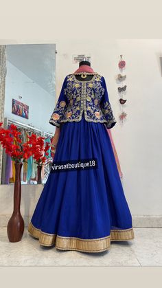 Punjabi Gowns Party Wear, Royal Blue Punjabi Suit Party Wear, Wedding Collection Indian For Women, Jagoo Outfit Punjabi, Jago Outfits Punjabi Lengha, Jaggo Outfit Punjabi Lehnga, Punjabi Lehnga Designs, Jago Outfit Punjabi, Jago Outfit