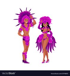 two beautiful women in purple costumes on white background stock photo and royalty images for sale