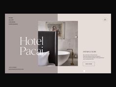 the hotel page is clean and ready to be used as a webpage for its customers