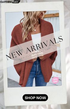 Fidovit Solid Round Neck Dolman Sleeve Cardigan Sleeve Cardigan, Cardigan Tops, Batwing Sleeve, Dolman Sleeve, Round Neck, Shop Now, Free Shipping, Women's Top, Clothes