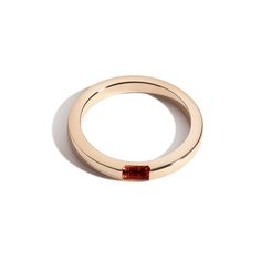 Customize your birthstone jewelry to mark your life milestone. This bold gold unisex band features a 4x2 baguette with stone of your choice, brushed with a high polish finish. Stack them to mark each milestone. Metal: 14K Yellow Gold, 14K Rose Gold, or 14K White Gold Band Width: 2.3 mm Stone options: Garnet (January), Amethyst (February), Aquamarine (March), Diamond alt. White Sapphire (April), Emerald (May), Alexandrite alt. Moonstone (June), Ruby (July), Peridot (August), Sapphire (September), Modern 14k Gold Birthstone Ring, Modern 14k Gold Emerald Cut Birthstone Ring, Modern Yellow Gold Emerald Cut Birthstone Ring, Modern Birthstone Ring With Baguette Cut, Modern Birthstone Ring With Polished Finish, Modern Baguette Cut Birthstone Rings, Everyday Baguette Cut Birthstone Jewelry, Modern Baguette Cut Birthstone Ring For Anniversary, Modern 14k Gold Stackable Birthstone Ring