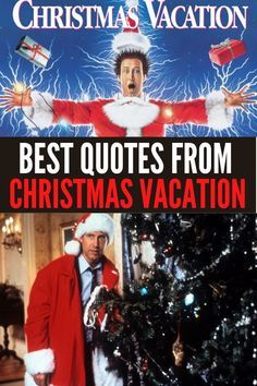 christmas vacation movie poster with santa clause