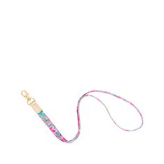 Keep your keys close at hand with this lanyard decked out in a vibrant Lilly print. Made from polyester microfiber with gold hardware, it's lightweight enough to wear while jogging, exploring your vacation locale, at school, or running errands around town. Cute School Lanyard, 6th Grade, At School, Running Errands, Lanyard, Lily Pulitzer, Gold Hardware, Lilly Pulitzer, Jogging