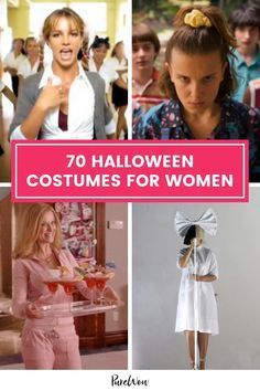 Movie Character Dress Up, Witty Halloween Costumes, Tv Characters Halloween Costumes, Creative Halloween Costumes For Women, Tv Character Costumes, Movie Character Halloween Costumes, Movie Character Outfits, Casual Halloween Costumes, Halloween Costumes Women Creative