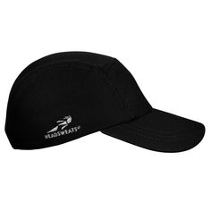 Our most popular running hat is used by endurance athletes, runners, triathletes, rowers, hikers, and many others. With a blend of elegant design and technical innovation, these running hats provide a superior fit that make them the most comfortable and best running hats you will ever wear. Large sizing (adjustable from approx. 57cm - 63cm) Classic style, superior run-hat fit Eventure™ knit shell Eventure™ Terry sweatband Flat front panel perfect for custom logo application Black undervisor to r Sporty Windproof Black Hat, Sporty Black Windproof Hats, Black Sporty Windproof Hats, Black Windproof Sporty Hats, Black Breathable Outdoor Hat, Black Sports Windproof Hat, Black Windproof Sports Hat, Functional Windproof Sports Hat, Sporty Windproof Hat For Sports