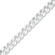 Dazzle and delight him with this dashing curb chain bracelet. Created in cool 14K white gold, this 4.7mm-wide style shimmers with endless fashion possibilities. Buffed to a brilliant luster, these 8.0-inch bracelet secures with a lobster claw clasp. Sterling Silver Curb Chain Bracelet With Oval Links, Elegant Sterling Silver Bracelet With Cuban Link Curb Chain, White Gold Curb Chain Link Bracelet, White Gold Sterling Silver Curb Chain Bracelet, Classic White Gold Cuban Link Bracelet With Curb Chain, White Gold Cuban Link Bracelet With Curb Chain, Formal Sterling Silver Link Bracelet With Curb Chain, Chain Men Outfit, Gold Chain Jewelry For Men