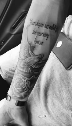 Simple Remembrance Tattoo Ideas, Tattoos For Someone Who Committed, Mom Remembrance Tattoo Ideas, Tattoo Ideas For Lost Loved Ones Men, Tattoo For Lost Loved One For Men, Grandad Tattoo Ideas In Memory Of, Husband Passing Tattoo, Masculine Memorial Tattoos, Rest In Peace Brother Tattoos