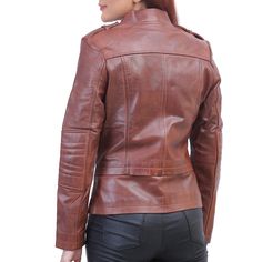 [additional] Womens Motorcycle Asymmetrical Brown Leather Jacket Introducing our Women's Brown Asymmetrical Jacket, the epitome of edgy sophistication and sleek style. This jacket redefines fashion with its unique asymmetrical design, ensuring you make a bold statement wherever you go:[/additional] Product Specification: Material: Real Leather Internal: Soft Viscose lining Front: Asymmetrical Zipper Closure Collar: Lapel Collar Sleeves: Full Length Cuffs: Round Cuffs Pockets: Two Outside & Pocke Fitted Biker Jacket For Fall, Modern Fitted Biker Jacket For Fall, Trendy Fitted Biker Jacket, Edgy Fitted Brown Outerwear, Modern Fitted Outerwear With Asymmetrical Zip, Trendy Fitted Asymmetrical Outerwear, Sleek Fitted Brown Outerwear, Sleek Fitted Outerwear With Asymmetrical Zip, Modern Fitted Brown Leather Jacket