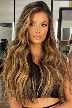 Warm Caramel Balayage, 20 Inch Hair, Sunkissed Highlights, 20 Inch Hair Extensions, Hair Shade, Jennifer Lopez Hair, Long Hair Color, Brown Hair With Highlights