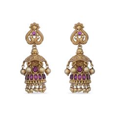 About the Jewelry Earrings are not just jewelry; they are an expression of who you are! Our Hita antique earrings comes to you in crafted antique plated and premium quality kempu stones. The designer earrings takes a cue from South Indian jewelry and is enhanced with peacock motifs and two-step jhumkas placed in just the right positions. Styling Tip Enjoy the beauty of Indian tradition all year with our Hita antique earrings. Style these exquisite earrings with anarkali dress, salwars or lehenga Indian Earrings Jhumka Tarinika Jewelry, Peacock Motifs, Earrings Indian, South Indian Jewelry, Antique Plates, Indian Earrings, Jhumka Earrings, Anarkali Dress, Custom Earrings