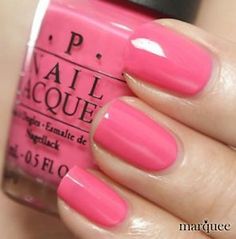 OPI Colour 'Elephantastic Pink' Opi Pink Nail Polish, Berry Nail Polish, Shellac Nails Summer, Pink Nail Polish Colors, Shellac Nails Fall, Cheap Nail Polish, Opi Pink, New India