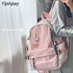 Shipping: Worldwide Express Shipping AvailableDelivery time: 🚚7-15Days Fast ShippingReturns: Fast refund,💯100% Money Back Guarantee.Origin: Mainland ChinaMain Material: OxfordLining Material: CottonBackpacks Type: SoftbackExterior: NONEDecoration: NONEClosure Type: zipperCapacity: 20-35 LitreItem Type: BackpacksGender: WOMENRain Cover: NoModel Number: Women's backpackStyle: CasualPattern Type: Cartoon Harajuku Style Portable Backpack For Daily Use, Kawaii Rectangular Backpack With Zipper Closure, Kawaii Rectangular Backpack With Zipper, Harajuku Style Standard Backpack With Zipper, Y2k Style School Shoulder Bag With Zipper Closure, Y2k Style Shoulder Bag With Zipper Closure For School, Y2k Rectangular School Bag, Pink Y2k Shoulder Bag For School, Pink Y2k Style Shoulder Bag For School