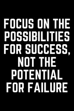 Focus on the possibilities for success, not the potential for failure. What you believe, you can achieve. Stay positive and keep your eyes on the prize. 🚀✨ #SuccessMindset #PositiveFocus #LimitlessPossibilities Motivational For Failure, Motivation About Failure, No Other Success Can Compensate For Failure In The Home, Success Mindset Quotes, Focus Motivation, Failure Is Success In Progress, Mindset Quotes Positive, Others Success Is Not Your Failure, Winning Quotes