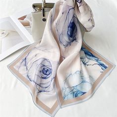 Product Description   Scarf Care: Please hand wash the silk scarf in cold water, using gentle silk/wool wash. Do not wring. Gently squeeze the water, and dry in the shade. Iron on a low silk setting. Please do not machine wash.   Item description: Size: 57 inches x 14 inches (145cm x 35cm) Material: 100% Mulberry silk, 12 Momme. Weight: 40g  Made in China, no brand label. About Us Payment Shipping Terms Returns Contact Us Feedback Our working time: Hong Kong time: Monday to Friday 9:00 am to 4:30 pm.  Any questions, please contact us via eBay message, In our working hours will be resumed within 48 hours.  If you are satisfied with our service, please kindly leave us a positive feedback and give us the Detailed Seller Rating with all "5 stars" in very area. Our aim is to provide Top Level C Summer Work, Scarf Silk, Lady Fashion, Summer Work Outfits, Wool Wash, Printed Silk Scarf, Brand Label, Silky Scarf, Silk Wool