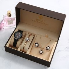 Luxury 4pcs luxury watch gift set birthday gift set necklace bracelet earring watch set for wedding Quick Details Dial Window Material Type: Mineral Glass Dial Diameter: 44mm Case Shape: Round Band Width: 24mm Band Length: 240mm Clasp Type: Buckle Water Resistance Depth: 30bar Case Thickness: 11mm Brand Name: JESOU Place of Origin: Guangdong, China Model Number: 46607 Type: CHARM, Fashion, Luxury, sport, Business Feature: Auto Date, Alarm, Complete Calendar, Day/Date, DIVER, Perpetual Calendar, Luxury Birthday Gifts, Luxury Birthday, Gift Boxes For Women, Luxury Diamonds, Women Watches, Watch Gifts, Valentine Gift, Watch Necklace, Starry Sky