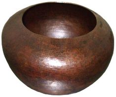 a wooden bowl is shown on a white background