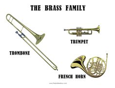 the brass family trombone french horn trumpet