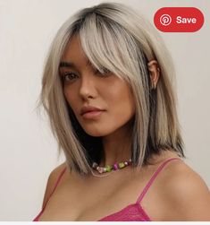 Lob With Peekaboo Color, Platinum Blonde With Dark Underneath Short Hair, Bold Hair Color Ideas, Blue Peekaboo, Heart Hairstyles, Blonde Peekaboo Highlights, Shaggy Lob, 40 Hairstyles, Blonde Underneath