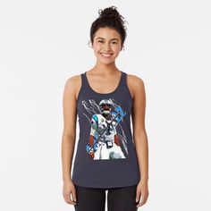 "American Football_2021" Racerback Tank Top by wadaie2020 | Redbubble Art Clothes, Japanese Culture, American Football, Tops For Leggings, Tank Dress, My Art