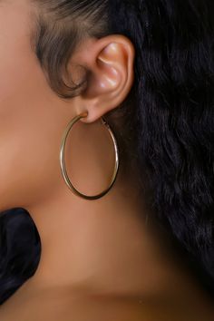 Bag Secured Earrings – GitiOnline Luxury Modern Hoop Clip-on Earrings, Glamorous Metal Hoop Earrings With Rhinestones, Elegant Hoop Earrings With Gold-tone Hardware, Luxury Gold-tone Chic Hoop Earrings, Luxury Statement Hoop Earrings With Gold-tone Hardware, Hoop Earrings, Hair