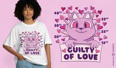 Police lineup cat love t-shirt design Love Shirt Design, Cat Advertisement, Holding A Sign, A Cute Cat, Love Shirt