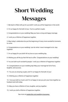 Short Wedding Messages Printable Wishing Wedding Quotes, Wish For Wedding Messages, Message To My Best Friend On Her Wedding Day, Wedding Gift Note Messages, Wedding Notes From Guests Messages, Short Wedding Toast Quotes, Message To Bride From Friend, Wishes For Bride To Be Messages, Caption For Friends Wedding