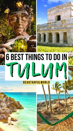 6 Best Things to do in Tulum + Secret Expert Tips for 2023 Mexico Travel Itinerary, Tulum Cenotes, Mexico Bucket List, Mexico Tulum, Cancun Airport