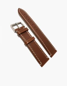 LUX Genuine Calf Skin Italian Leather Watch Band Oil Tanned strap Large LUX Lux Watches, Rolex Bracelet, Brown Apple, Leather Watch Band, Tanning Oil, Stainless Steel Polish, Leather Watch Bands, Leather Design, Watch Brands