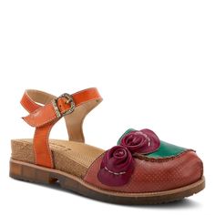 Enhance your wardrobe with the Spring Step Shoes L'Artiste Multicolor Clogs. These vibrant clogs are designed to make a statement and add a pop of color to any outfit. The ankle strap and cork infused platform provide a stylish and comfortable fit, while the rhinestone welt design adds a touch of glamour and sparkle, making these clogs a must-have accessory for any fashion-forward individual. The multicolored design adds a fun and playful element to your look Rhinestone welt design creates a gla L'artiste By Spring Step, Clogs Style, Spring Step Shoes, Free Shoes, Leather Clogs, Shoe Size Chart, Spring Shoes, Socks Women, Designer Shoes