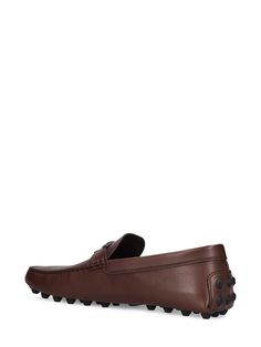 Leather upper. Slip on. Rubber sole Brown City, Penny Loafers Men, Tods Shoes, Sports Sweatshirts, Crossbody Messenger Bag, Driving Shoes, Sports Accessories, Sports Brands, Swim Accessories