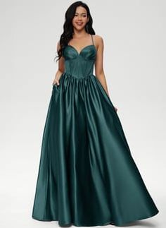 Simple Corset, Tie Corset, Modest Prom Dresses, Satin Prom Dresses, Winter Ball, Corset Black, Formal Prom Dresses, Gown Princess, Modest Prom