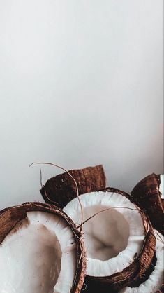 some coconuts that are sitting on the ground