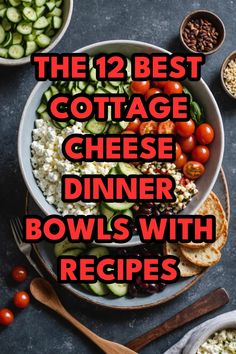 A photo of a cottage cheese dinner bowls Mexican Cottage Cheese Bowl, Cottage Cheese Dinner Bowl, Buffalo Cottage Cheese Bowl, Cottage Cheese Dinner Recipes Healthy, Tuna And Cottage Cheese Recipes, Cottage Cheese Enchilada Bowl, High Protein Recipes With Cottage Cheese, Ways To Eat Cottage Cheese Healthy, Cottage Cheese Bowl Ideas