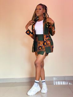 Ghana Clothing Styles, Chitenge Outfits Top And Skirt, Simple Chitenge Dress, African Clothing Styles Two Piece, Ankara Two Piece Outfit Skirt, Chitenge Skirts, African Attire For Women Outfits, Afro Outfits, Ankara Short Skirt