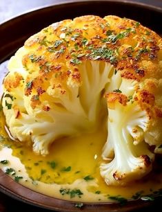 a close up of a plate of food with broccoli florets on it