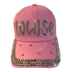 PRICES MAY VARY. Celebrate iconic friendship with the Popfizzy bling Louise hat, perfect for those who value their best friends. These rhinestone bling hats symbolize strong bonds and shared adventures, they make great bestie gifts for women. A wonderful tribute to friends for life, this hat is an embodiment of the bond shared by Thelma and Louise. Ideal for road trips, pair it with a rhinestone Thelma ball cap and wear it on your next unforgettable journey with your best friend making it the be Pink Adjustable Baseball Cap For Party, Pink Baseball Cap For Party, Shore Outfit, Bedazzled Hat, Rhinestone Baseball Cap, Bling Hats, Unique Best Friend Gifts, Trendy Caps, Gifts Best Friend