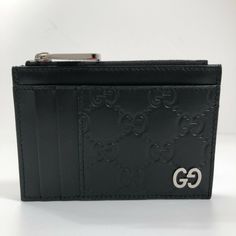 Gucci Card Case Dorian Signature Pass Coin 597560 Canvas Leather Black Men's GucciBrand: GucciGender: MenCountry of Origin: ItalyColour: BlackMaterial: LeatherSize (HxWxD): 8cm x 11.5cm x 1.5cm / 3.14'' x 4.52'' x 0.59'' Gucci Necklace, New Taiwan Dollar, Gucci Brand, Gucci Gucci, St Helena, Canvas Leather, Card Case, Brunei, Silver 925