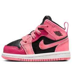 (TD) Air Jordan 1 Mid 'Coral Chalk' 640735-662 (AJ1/SNKR/Retro/Mid Top/Basketball) Air Jordan 4 For Sports, Pink Low-top Sneakers For Sports Events, Casual Pink Sneakers For Sports Events, Sporty Pink Sneakers For Sports Events, Pink Low-top Basketball Shoes For Sports Events, Air Jordan 4 High-top Sports Shoes, Air Jordan 1 Mid Gs Candy, Pink High-top Nike Air Force 1 For Sports, Throwback High-top Jordan Shoes For Sports