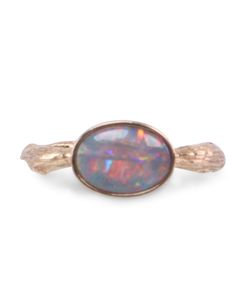 K. Brunini Jewels Opal Twig Ring 18k gold Opal Twig detail Call for ring size Fine Jewelry 14k Gold Opal Ring With Polished Finish, Yellow Gold Polished Opal Ring, 14k Gold Opal Ring With Polished Finish, Yellow Gold Opal Open Ring, 14k Gold Opal Ring With Polished Finish For Promise, 14k Yellow Gold Cabochon Ring, Fine Jewelry Yellow Gold Opal Ring With Polished Finish, Yellow Gold Opal Promise Ring With Polished Finish, Yellow Gold Opal Ring With Polished Finish