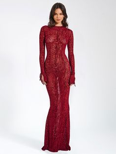 Introducing our latest, Waylynn, a show-stopping sheer velvet burnout cheetah print maxi dress. This iconic long sleeve dress boasts a sexy open back with silver shank button closures at the back neck. The sleeves feature a stylish flare and ribbon tie detail. This design also features a flattering mermaid silhouette t Woman Party Dress, Baddie Fashion, Party Dress For Women, Long Dresses Elegant, Maxi Dress For Women, Cheetah Print Dress, Bodycon Maxi Dresses, Christmas Party Dress