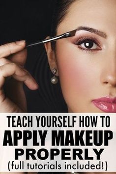 Eyebrows Tutorial, Foundation Contouring, Foundation Routine, Makeup Eyebrows, Makeup Tips For Older Women, Makeup Mistakes, Apply Makeup, How To Apply Eyeshadow, Makeup Tutorial For Beginners